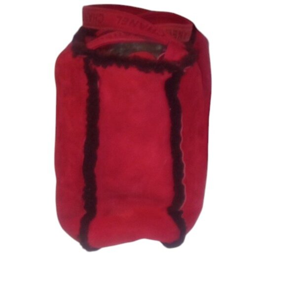 CHANEL Tote Bag Mouton Red CC| GUC - Picture 6 of 14